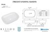 Picture of Bijiou Devin over the counter basin 600 x 400 x 150 mm