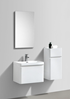 Picture of Milan SILVER OAK & WHITE  Bathroom cabinet SET, 600 mm L, 1 drawer, FREE delivery to JHB/ PRETORIA   