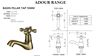 Picture of Bijiou Adour BRONZE Basin Pillar tap 15 mm 