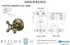 Picture of Bijiou Adour BRONZE Undertile Stop Tap 15 mm 