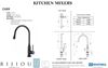 Picture of BIJIOU Cher Black Kitchen Sink Mixer