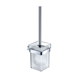 Picture of Bijiou Rhone Toilet Brush & Holder, chrome plated Brass, square style