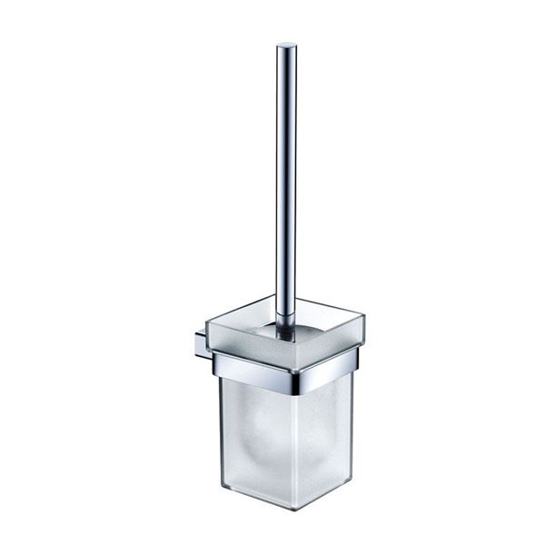Picture of Bijiou Rhone Toilet Brush & Holder, chrome plated Brass, square style