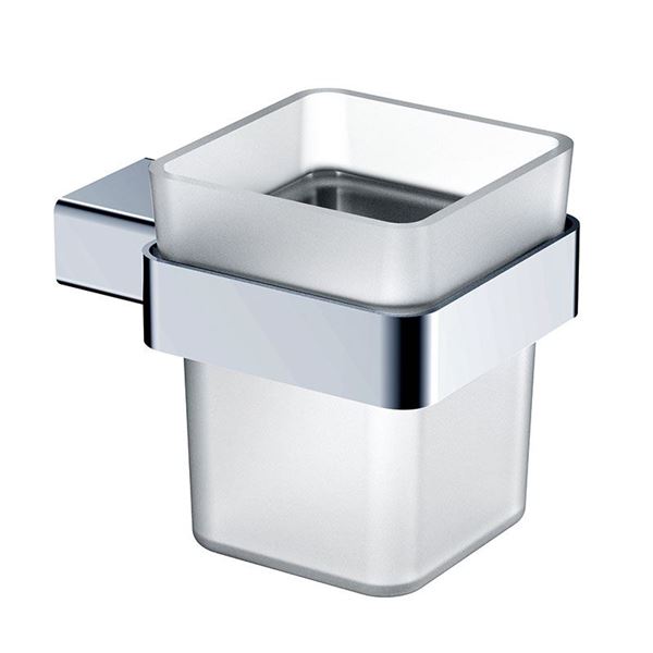 Picture of Bijiou Rhone Tumbler Holder, chrome plated Solid Brass, square style