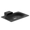 Picture of Bijiou Clermont BLACK Soap Dish, Solid Brass & Stainless steel, square style