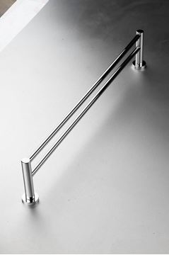 Picture of Torino 1000 mm L Double Towel RAIL Brass Chrome plated