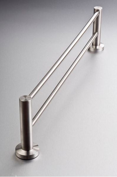 Picture of Inox Stainless Steel DOUBLE Towel RAIL 600 mm Length
