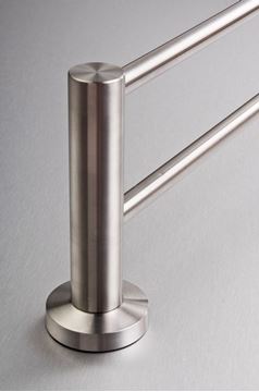 Picture of Inox Stainless Steel DOUBLE Towel RAIL 700 mm Length