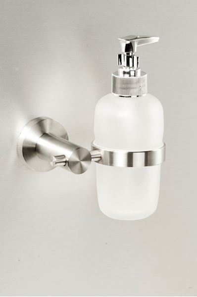 Picture of Inox Soap DISPENSER Stainless Steel and Glass