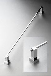 Picture of Malta SOLID Brass Single towel RAIL, Square style