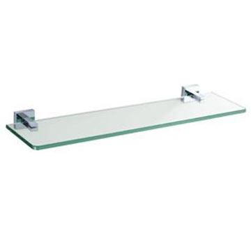 Picture of Verona GLASS Shelf, Brass and Glass