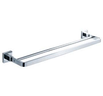 Picture of Verona Double RAIL 600 mm Length Brass Chrome plated