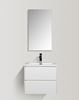 Picture of Enzo White bathroom cabinet SET 600 mm L with  White basin, 2 drawers DELIVERED to MAIN cities