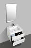 Picture of Enzo White bathroom cabinet SET 600 mm L with  White basin, 2 drawers DELIVERED to MAIN cities
