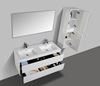 Picture of Enzo White Double bathroom cabinet SET 1200 mm L with WHITE basins, 2 drawers DELIVERED to MAIN cities