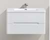 Picture of Trendy WHITE bathroom cabinet 900 mm L, 2 drawers, DELIVERED to CAPE TOWN