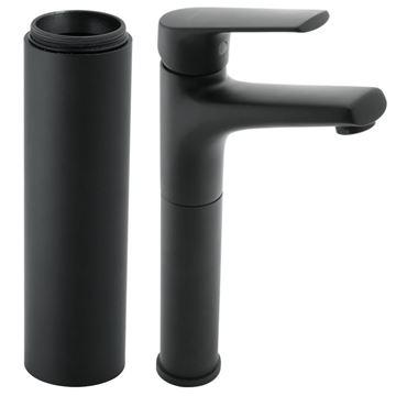 Picture of JHB Sale  Magnetite BLACK Matte TALL BASIN Mixer    