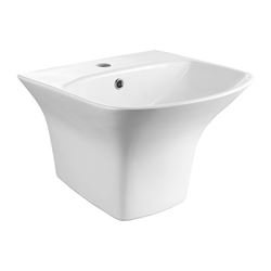 Picture of SALE Bijiou Square style WALL mounted basin ref BJLUX