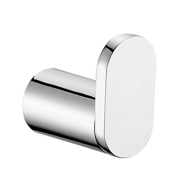 Picture of Bijiou Monaco Robe Hook, Solid Brass, chrome plated, Round style