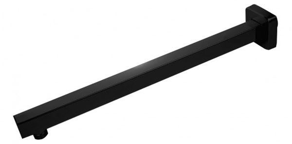 Picture of BLACK Stainless Steel Square Shower Arm 400 mm long 