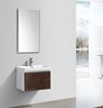 Picture of Milan ROSE WOOD & WHITE Contemporary Bathroom cabinet 600 mm L, 1 drawer, DELIVERED to CAPE TOWN