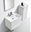Picture of Milan WHITE Contemporary Bathroom cabinet , 600 mm L, 1 drawer, DELIVERED to CAPE TOWN