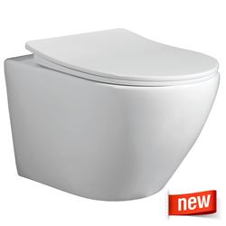 Picture of Bali wall hung toilet with toilet seat
