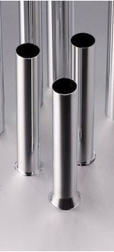 Picture of Chrome plated tail pipe 32 x 300 mm for round bottle trap