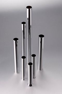 Picture of Chrome plated tail pipe 32 x 500 mm for heavy duty round bottle trap