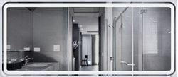 Picture of Luxurious  Double LED Mirror 1400 x 600 mm H with touch up light switch