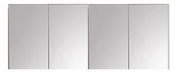 Picture of 2000 mm L Mirror Bathroom cabinet / Medicine cabinet with 4 soft closing doors and 2 shelves