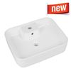 Picture of Kauai Rectangular basin 520 mm x 410 mm x 165 mm, made of vitreous china