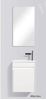 Picture of Enzo WHITE small bathroom cabinet SET 400 x 220 mm, 1 door, FREE delivery to JHB and Pretoria