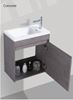 Picture of Enzo CONCRETE small bathroom cabinet SET 400 x 220 mm, 1 door, FREE delivery to JHB and Pretoria