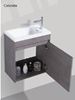 Picture of Enzo narrow bathroom CONCRETE cabinet SET 540 x 325 mm, 1 door, FREE delivery to JHB and Pretoria
