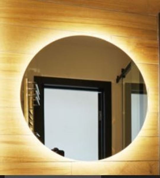Picture of Soft Glow LED ROUND mirror 900 mm with 3 colors mode & demister / defogger