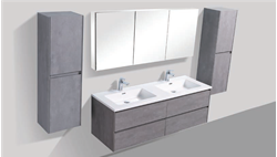 Picture of Enzo  CONCRETE 1500 mm L bathroom cabinet SET DELIVERED to MAIN cities
