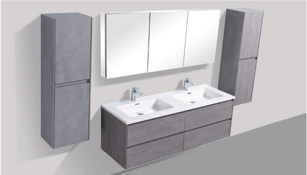 Picture of Enzo  CONCRETE 1500 mm L bathroom cabinet SET DELIVERED to MAIN cities