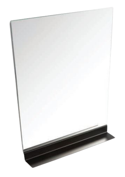 Picture of Modern MIRROR with BLACK shelf 600 mm x 770 mm H, FREE delivery to JHb and Pretoria