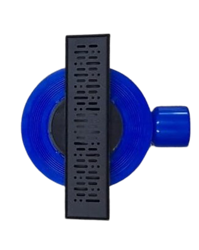 Picture of 300 x 70mm Horizontal BLACK Shower channel drain Stainless Steel & ABS