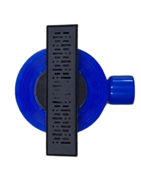 Picture of 300 x 70mm Horizontal BLACK Shower channel drain Stainless Steel & ABS
