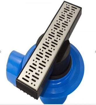 Picture of 600 x 70mm Horizontal Shower channel drain Stainless Steel & ABS