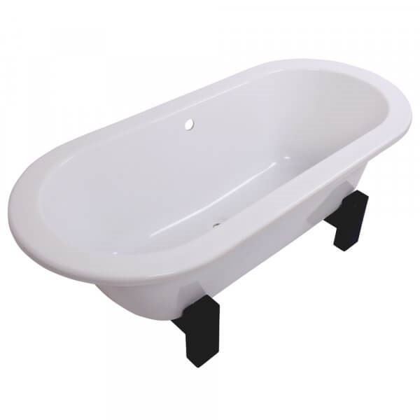 Picture of LAGOON freestanding bath 1795 x 830 mm, Mahogany or Beech base, ex JHB