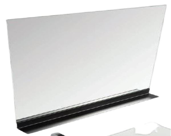Picture of Modern MIRROR with BLACK shelf 1000 mm x 770 mm H, FREE delivery to JHB and Pretoria