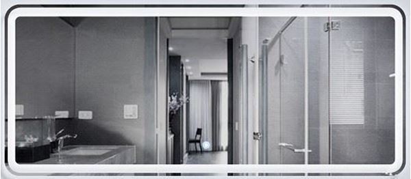 Picture of Luxurious  Double LED Mirror 1400 x 600 mm H with touch up light switch DELIVERED to Cape Town