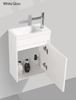 Picture of Enzo WHITE small bathroom cabinet SET 400 x 220 mm, DELIVERED to MAIN cities