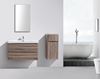 Picture of Milan GREY and WHITE Contemporary 900 mm L Bathroom cabinet SET, 2 drawers with BLUM rails