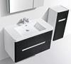 Picture of Trendy CHESTNUT and White Venice bathroom cabinet SET 900 mm L with 2 drawers