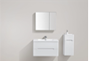 Picture of Trendy WHITE OAK and White Venice bathroom cabinet SET 900 mm L with 2 drawers