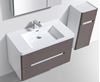 Picture of Trendy WHITE OAK and White Venice bathroom cabinet SET 900 mm L with 2 drawers